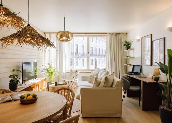 Апартаменти Saleh - 2 Bedrooms, Pool, Gym, Terrace In Santos Лісабон