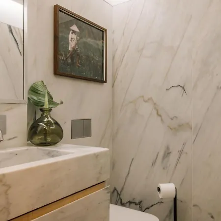 公寓 Saleh - 2 Bedrooms, Pool, Gym, Terrace In Santos